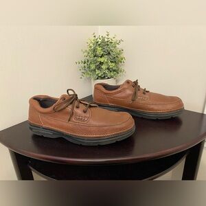 Nunn Bush Men Cameron Moc Toe Leather Oxford with Comfort Gel Footbed Sz 13